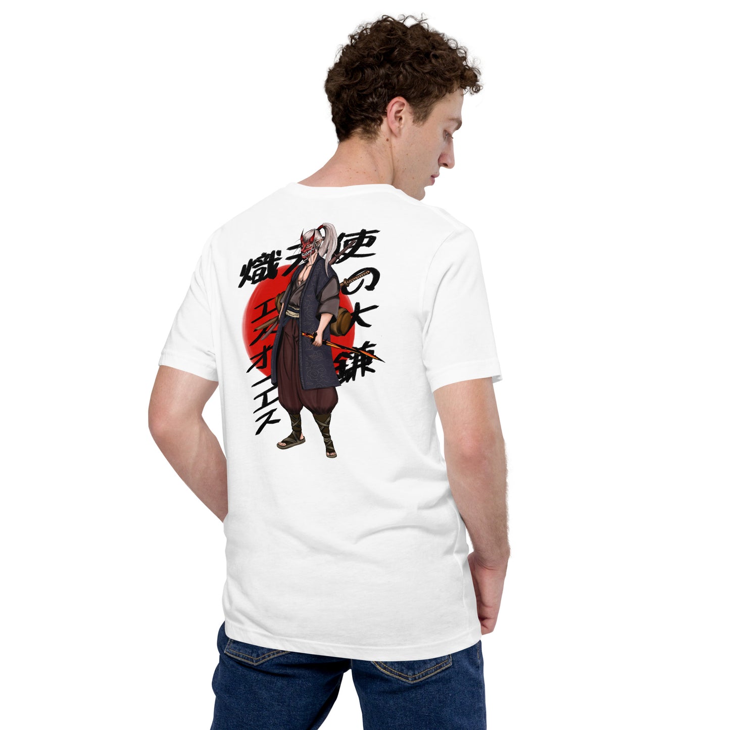 Samurai White T-Shirt